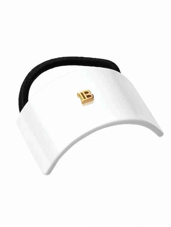 Authentic Balmain Paris Hair Couture Elastique pour Cheveux White - Picture 7 of 8